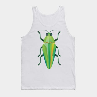 Green beetle Tank Top